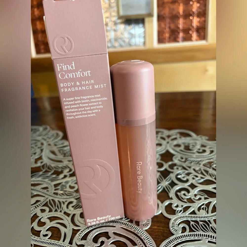 NIB Rare Beauty Find Comfort Body & Hair Fragrance Mist 3.38 fl oz 100 ml - Picture 2 of 6